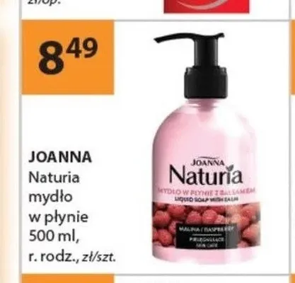 Mydło w płynie Joanna Naturia promocja w Drogerie Laboo