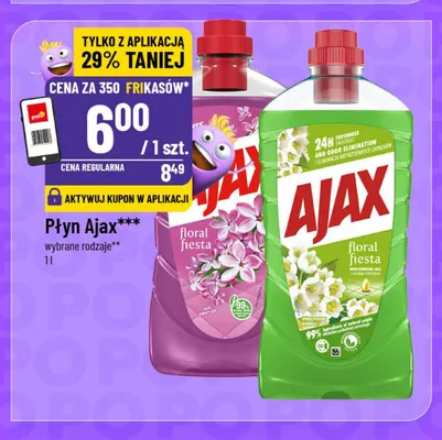 Płyn Ajax promocja w POLOmarket