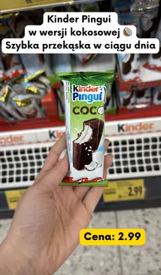 Baton kokosowy Pingui promocja w Kaufland