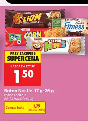 Baton Nestlé Lion promocja w Biedronka
