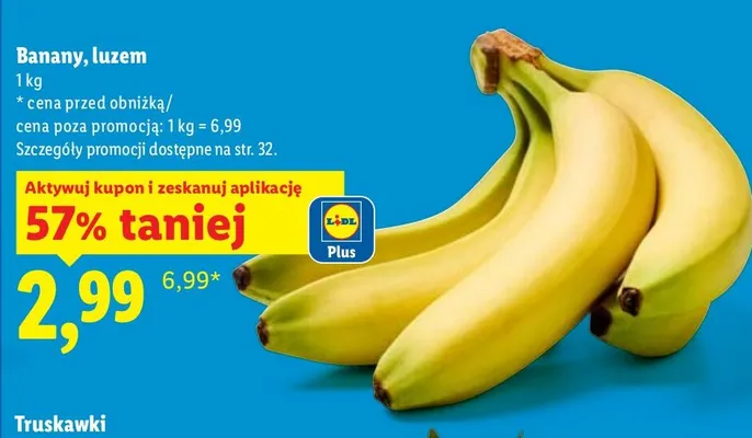 Banany promocja w Lidl