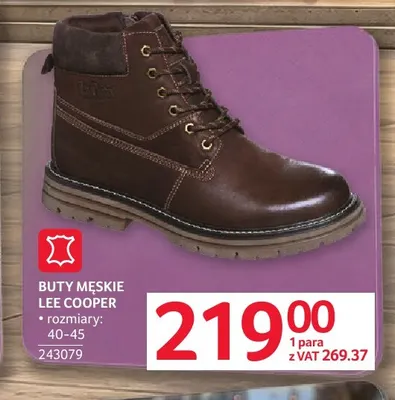 Buty męskie Lee Cooper promocja w Selgros