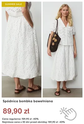 Spódnica bombka bawełniana promocja w Medicine