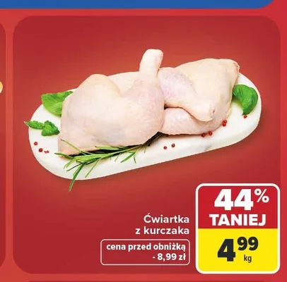 Ćwiartka z kurczaka promocja w Carrefour