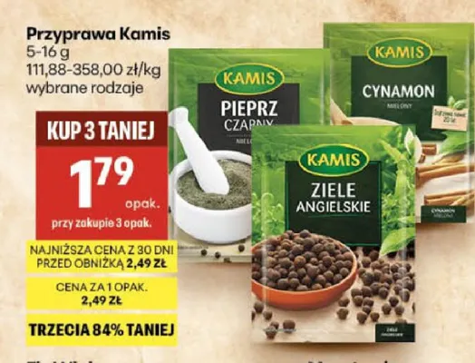 Przyprawa Kamis cynamon mielony promocja w Delikatesy Centrum