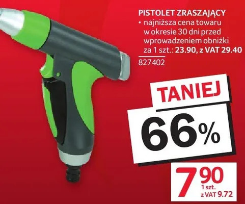 Pistolet zraszający promocja w Selgros