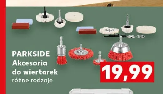 Akcesoria do wiertarek Parkside promocja w Kaufland