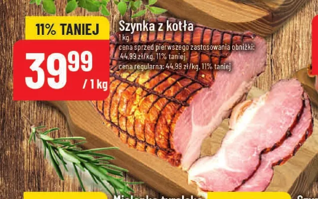 Szynka z kotła promocja w POLOmarket
