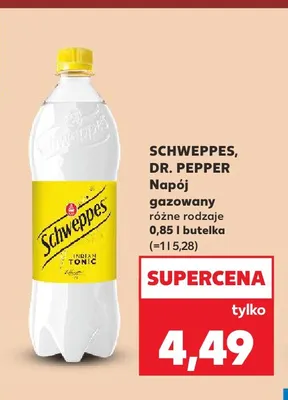Napój citrus lemon Schweppes promocja w Kaufland