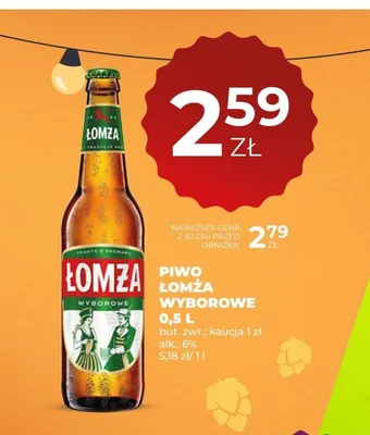 Piwo Łomża Wyborowe promocja w Duży Ben