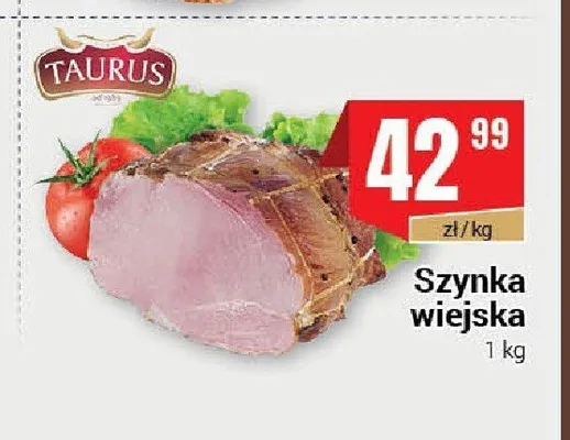 Szynka wiejska Taurus promocja w Premium Nasz Sklep
