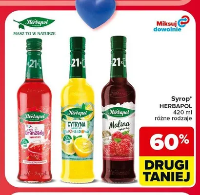 Syrop Herbapol Malina promocja w Carrefour