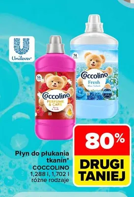 Płyn do płukania tkanin Coccolino Perfume & Care promocja w Carrefour