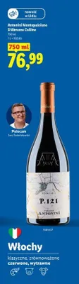 Wino czerwone wytrawne Tenuta Antonini Montepulciano D'Abruzzo Colline Włochy promocja w Lidl