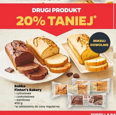 Babka cytrynowa Finton's Bakery promocja w Netto