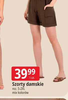 Szorty damskie Moraj promocja w Leclerc