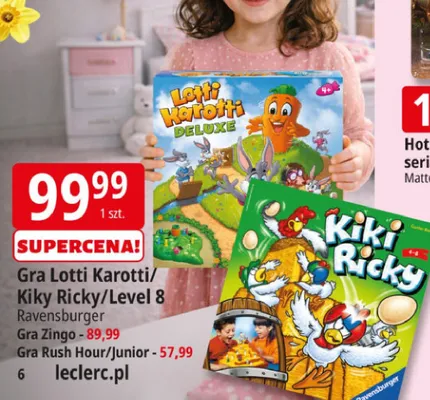 Gra Lotti Karotti/Kiky Ricky/Level 8 promocja w Leclerc