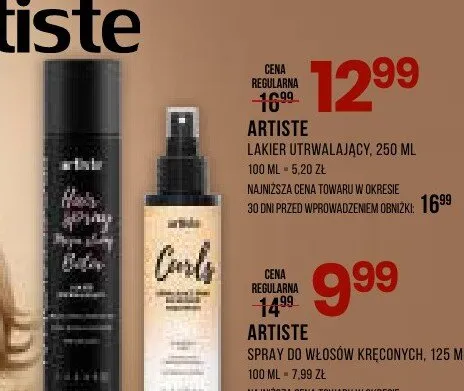 Spray do włosów kręconych promocja w Drogerie Natura