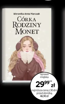 Książka Córka Rodziny Monet promocja w Empik