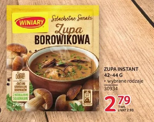 Zupa instant borowikowa Szlachetne Smaki Winiary promocja w Selgros