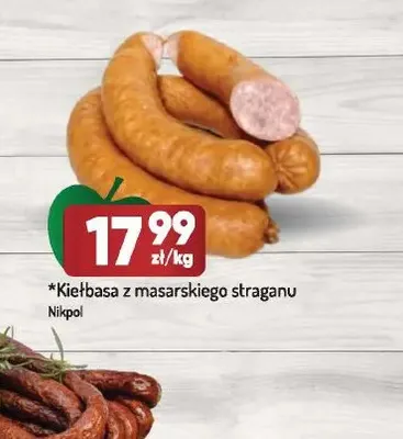 Kiełbasa z masarskiego straganu Nikpol promocja w Avita