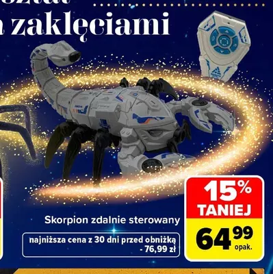 Skorpion zdalnie sterowany promocja w Carrefour