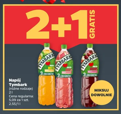 Napój Tymbark jabłko mięta promocja w Netto