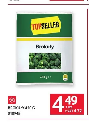 Brokuły Topseller promocja w Selgros