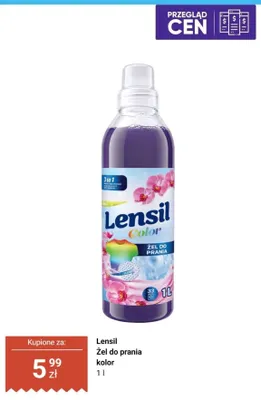 Żel do prania Lensil kolor promocja w Dino