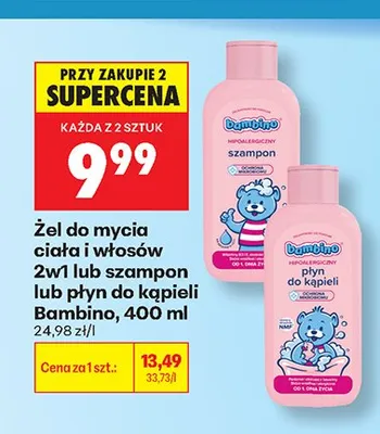 Płyn do kąpieli Bambino promocja w Biedronka