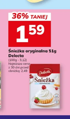 Bita śmietana Śnieżka oryginalna Delecta promocja w Hitpol