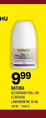 Dezodorant roll-on o zapachu lawendowym Natura promocja w Drogerie Natura
