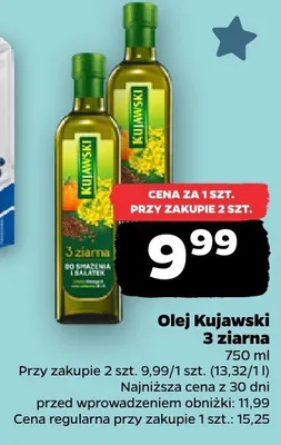 Olej Kujawski 3 ziarna promocja w Netto