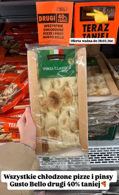 Pinsa Classica promocja w Biedronka