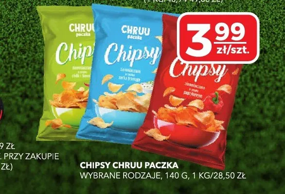 Chipsy CHRUU PACZKA promocja w Top Market