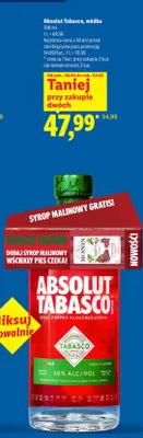 Wódka + syrop malinowy gratis promocja w Lidl