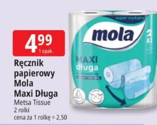 Ręcznik papierowy Mola Maxi Długa promocja w Leclerc