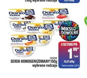 Serek homogenizowany Danio Danone promocja w Tomi Markt