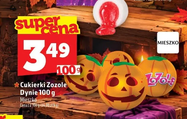 Cukierki Zozole Dynie promocja w TOPAZ