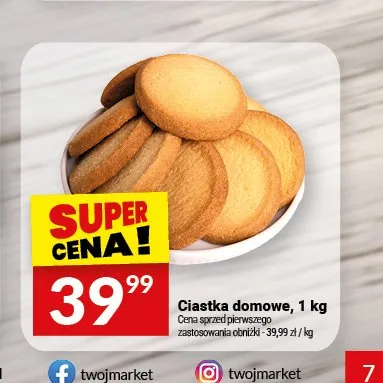 Ciastka domowe Białecki promocja w Twój Market
