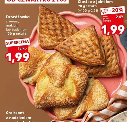 Drożdżówka z makiem promocja w Kaufland
