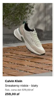 Sneakersy niskie Calvin Klein białe promocja w Lounge by Zalando