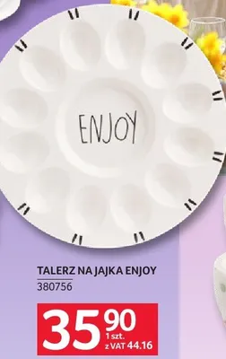 Talerz na jajka enjoy promocja w Selgros