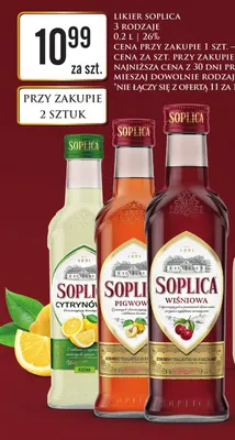 Likier Soplica cytrynówka promocja w Dino