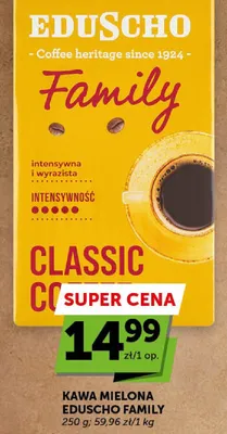Kawa mielona eduscho family promocja w Euro Sklep