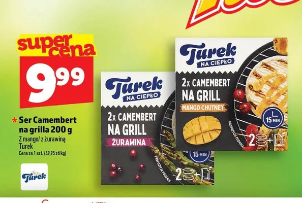 Ser Camembert na grilla z mango Turek promocja w TOPAZ