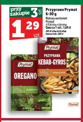 Przyprawa Oregano Prymat promocja w TOPAZ