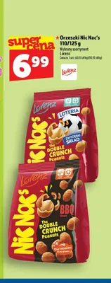 Orzeszki ziemne w chrupiącej skorupce Lorenz Nic Nac's Double Crunch Peanuts promocja w TOPAZ