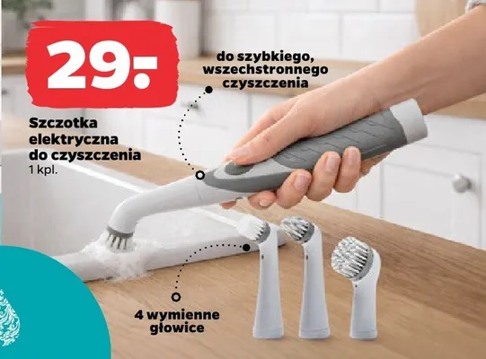 Szczotka elektryczna do czyszczenia promocja w Netto