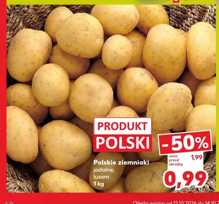 Ziemniaki polskie jadalne promocja w Kaufland